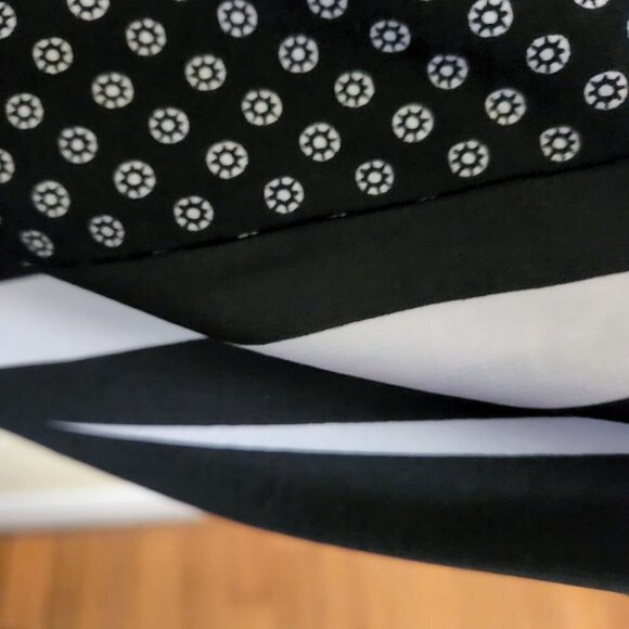 Michael Michael Kors Black White Floral Dot Border Sheath Dress Size XS - Picture 3 of 6